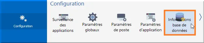 Accès informations base de données